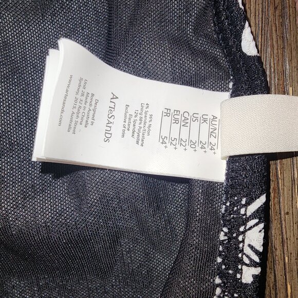 Artesands Cantana Forta Monet Mid Rise Swim Pant Size 20 - Picture 8 of 10